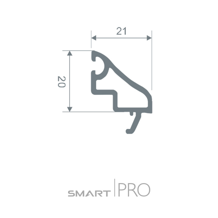 Штапик универсальный 20 мм в Семее