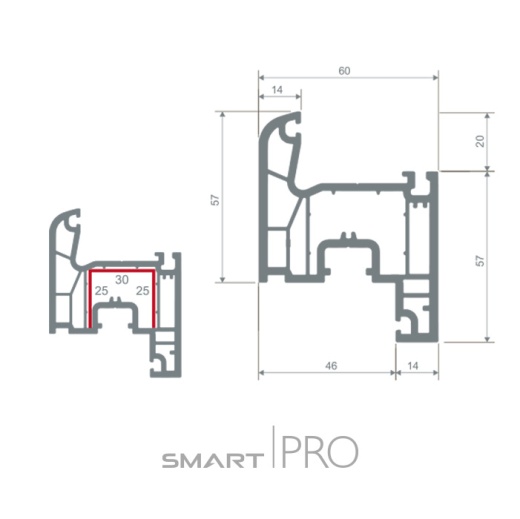 Створка оконная 4-х камерная в Семее