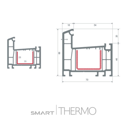 Смарт профиль пвх