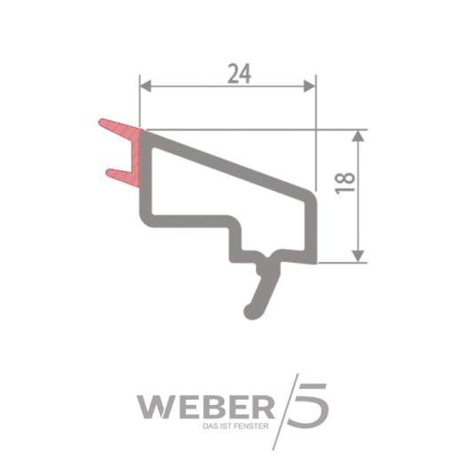 Штапик стандартный 24 мм в Семее