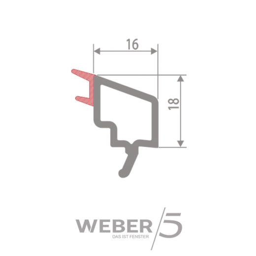 Штапик стандартный 16 мм в Семее